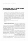 Research paper thumbnail of Perception of the Safety of a Place by the Urban and Rural Population in Slovenia