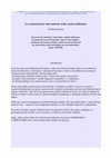 Research paper thumbnail of La comunicazione interculturale nella scuola multietnica