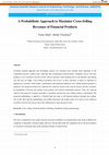 Research paper thumbnail of A Probabilistic Approach to Maximize Cross-Selling Revenues of Financial Products