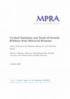 Research paper thumbnail of Fluctuations conjoncturelles et croissance tendancielle de l’économie Marocaine [Cyclical Variations and Trend of Growth: Evidence from Moroccan Economy]