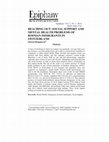 Research paper thumbnail of Reaching out: Social Support and Mental Health Problems of Bosnian Immigrants in Switzerland