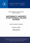 Research paper thumbnail of Safe Mobility: University after Technical College Pathway