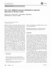 Research paper thumbnail of Poor early childhood outcomes attributable to maternal depression in Mexican women