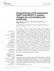 Research paper thumbnail of Overexpression of the transporters AtZIP1 and AtMTP1 in cassava changes zinc accumulation and partitioning