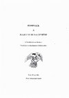 Research paper thumbnail of Hommage à Juliette de la Genière à l'occasion de son élection à l'Académie des Inscriptions et Belles-Lettres, Paris, 28 mai 2001, Musée Jacquemart André, p. 9-14 (2001)