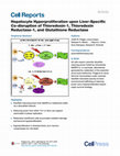 Research paper thumbnail of Hepatocyte Hyperproliferation upon Liver-Specific Co-disruption of Thioredoxin-1, Thioredoxin Reductase-1, and Glutathione Reductase