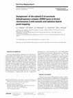 Research paper thumbnail of Assignment1 of the subunit C of succinate dehydrogenase complex (SDHC) gene to bovine chromosome 2 with somatic and radiation hybrid panel mapping