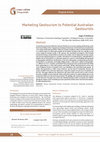 Research paper thumbnail of Marketing Geotourism to Potential Australian Geotourists