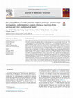 Research paper thumbnail of One pot synthesis of novel pregnane-sulphur prodrugs, spectroscopic investigation, conformational analysis, chemical reactivity, Fukui function and their mathematical model