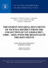 Research paper thumbnail of The Oldest Notarial Documents of Vicenza District from the Collection of N.P. Likhachev, 1380S – 1465S, with the Regestae of the Documents