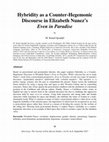 Research paper thumbnail of Hybridity as a Counter-Hegemonic Discourse in Elizabeth Nunez’s Even in Paradise