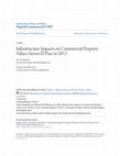 Research paper thumbnail of Infrastructure Impacts on Commercial Property Values Across El Paso in 2013