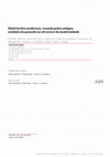 Research paper thumbnail of História dos modernos, vocação pelos antigos: sentidos do passado no alvorecer da modernidade