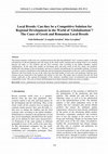 Research paper thumbnail of Local Breeds: Can they be a Competitive Solution for Regional Development in the World of ‘Globalization’? The Cases of Greek and Romanian Local Breeds