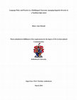 Research paper thumbnail of Language policy and practice in a multilingual classroom : managing linguistic diversity in a Namibian high school