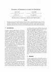 Research paper thumbnail of Dynamics of imitation in a land use simulation