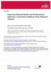 Research paper thumbnail of Depression, rational identity and the educational imperative: concordance-finding in tricky diagnostic moments