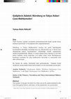 Research paper thumbnail of Galiplerin Adaleti: Nürnberg ve Tokyo Askeri Ceza Mahkemeleri