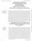 Research paper thumbnail of Türk Destanlarindaki̇ Toy Geleneği̇nde at Yarişi: Hakas Destani Altin Tayci Örneği̇ Horse Race in "Toy" Traditions in Turkish Epics: Khakassian Epic "Altin Tayci" Example