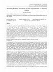 Research paper thumbnail of Secondary Students’ Perceptions of Their Engagement in a Correcting Process