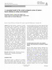 Research paper thumbnail of A conceptual model of the social–ecological system of nature-based solutions in urban environments