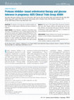 Research paper thumbnail of Protease inhibitor–based antiretroviral therapy and glucose tolerance in pregnancy: AIDS Clinical Trials Group A5084