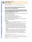 Research paper thumbnail of Mode of Delivery and Infant Respiratory Morbidity Among Infants Born to HIV-1-Infected Women