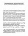 Research paper thumbnail of El programa microrregiones como estrategia del desarrollo territorial: metodología para localizar centros estratégicos comunitarios