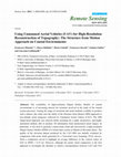 Research paper thumbnail of Using Unmanned Aerial Vehicles (UAV) for High-Resolution Reconstruction of Topography: The Structure from Motion Approach on Coastal Environments