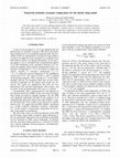 Research paper thumbnail of Nontrivial stochastic resonance temperature for the kinetic Ising model