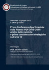 Research paper thumbnail of Prima Conferenza dipartimentale sulla Ricerca. VQR 2015-2019: analisi delle metriche e considerazioni strategiche sull'area 10