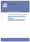 Research paper thumbnail of Exploring European Writing Cultures : Country Reports on Genres, Writing Practices and Languages Used in European Higher Education