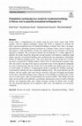 Research paper thumbnail of Probabilistic earthquake loss model for residential buildings in Tehran, Iran to quantify annualized earthquake loss