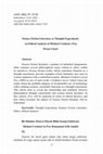 Research paper thumbnail of Science Fiction Literature as Thought Experiment: An Ethical Analysis of Michael Crichton's Prey