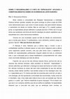 Research paper thumbnail of Sobre o neoliberalismo e o mito do "especialista" aplicado a cobertura midiática sobre os ocorridos no leste europeu.