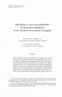 Research paper thumbnail of Marcadores y otros procedimientos de atenuación lingüística en un escenario de contacto de lenguas