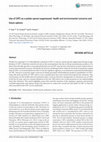 Research paper thumbnail of Use of CIPC as a potato sprout suppressant: health and environmental concerns and future options