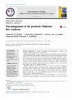 Research paper thumbnail of The management of the persistent Müllerian duct syndrome