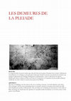 Research paper thumbnail of LES DEMEURES DE LA PLEIADE