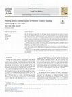 Research paper thumbnail of Planning under a colonial regime in Palestine: Counter planning/decolonizing the West Bank