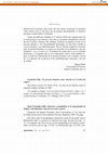 Research paper thumbnail of Intuición y perplejidad en la antropología de Scheler. Introducción, selección de textos y glosas" [Reseña]