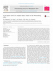 Research paper thumbnail of A two-phase solver for complex fluids: Studies of the Weissenberg effect