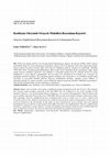 Research paper thumbnail of Kentleşme sürecinde Oruçreis Mahallesi (Kocasinan-Kayseri)