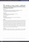 Research paper thumbnail of New Directions in Sensor Research: A Bibliometric Analysis for Detecting Emerging Research Fields and New Technological Trajectories