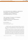 Research paper thumbnail of The Consulate of Commerce of Cartagena de Indias and its economic and political role in the Independence conflict (1795-1821)