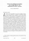 Research paper thumbnail of Esclavos de la subdelegación de Xalapa ante el Código Negro de 1789: insubordinación, justicia y represión