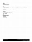 Research paper thumbnail of Moving towards Decent Work. Labour in the Lula government: Reflections on recent Brazilian experience