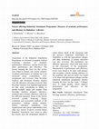 Research paper thumbnail of Factors affecting Industrial Attachment Programme: Measures of academic performance and efficiency in Zimbabwe: A Review