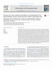 Research paper thumbnail of Potential use of lime combined with additives on (im)mobilization and phytoavailability of heavy metals from Pb/Zn smelter contaminated soils