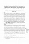 Research paper thumbnail of Sultan II. Abdülhamid’e Ermeni Komiteleri ve Faaliyetleriyle İlgili Sunulan Bir Fezleke (1895)